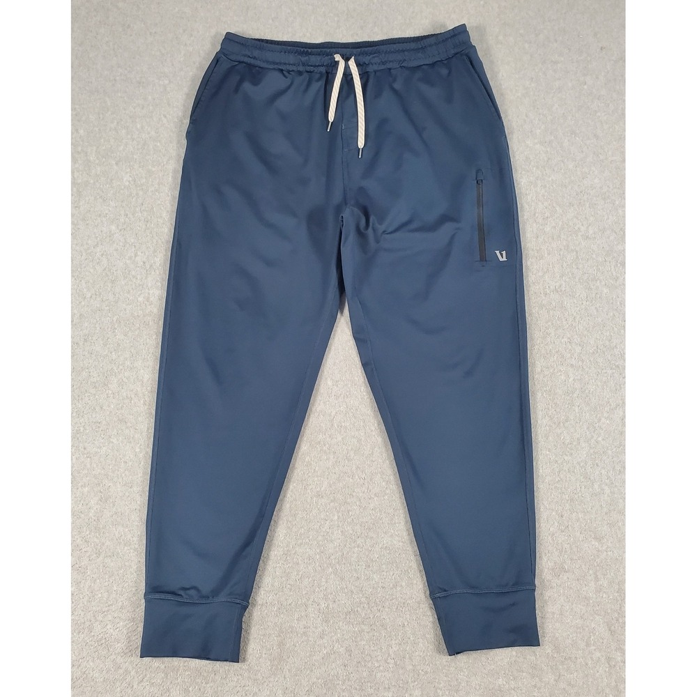 Vuori Sunday Performance Joggers Mens Large (32X27) Blue Athletic Training Pants